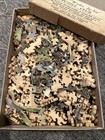 Vintage Russell   s Wooden Puzzle 377 Pcs Made In Usa Missing 1 Piece 1930s Rare
