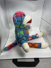 Dan Dee Collectors Choice Plush Stuffed Sock Monkey 13    Multicolor Plaid Pajamas