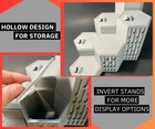 Action Figure Stands 6 Tier Illuminated Scifi Themed Risers For 1 12 Or 6    Scale