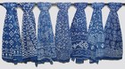 50pc Wholesale Lot Scarf Handmade Indigo Blue Designer Women Scarves