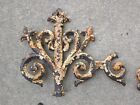 Antique Cast Iron Architectural Salvage Fence Post Ornate Finial Fleur De Lis