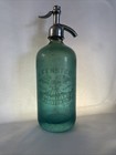 Vintage H  Fenster Brooklyn Shatter-cote Coated Protected Seltzer Syphon Bottle