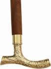 Brass Designer Antique Style Head Cane Wooden Walking Stick Vintage Nautical