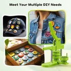 Button Maker Machine Multiple Sizes 600pcs  Photo Pin Badge Maker 1 1 25 2 25   