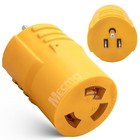 Twist-lock 30amp To 110 Volt Rv Adapter  Nema 5-15p To L5-30r Electrical