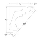 Orac Decor C322   Purotouch High Density Polyurethane Crown Moulding   Primed