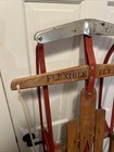 Vintage 48    Flexible Flyer Ii Wooden Snow Sled With Metal Runners Winter Rare 