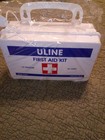  First Aid Kit 10 Person White Plastic Case W  Tape  Aspirin