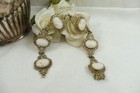 Antique Carved Shell Cameo Bracelet 800 Silver Gilt Filigree Bracelet C1900s