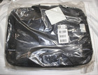 New Dell Professional Briefcase 15  Laptop Bag Case Black W blue Accents Nj7w7