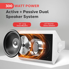 Pyle 6 5 Inch Wall Mount Waterproof Speaker System For Indoor Or Outdoor Wireles