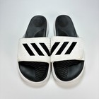Adidas Alphabounce White Adjustable Strap Slides Sandals Fx1326 Men s Size 11