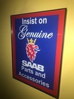 Saab Logo Genparts Mechanic Motors Auto Garage Advertising Sign