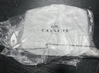 New Authentic Coach Parker Black Pebbled Leather Medium Handbag