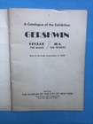 Gershwin Exhibition Catalogue 1968 George The Music Ira The Words Museum Nyc