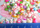 Resin Flatback Charms Classic Cabochon 100pc Hello Kitty Scrapbooking New