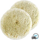 Wool Pads Buffing 3in-7in 100  Natural Wool Hook   Loop For Compound Cutting Pad