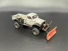 1945 Dodge Power Wagon Lifted 4x4 Plow Truck Weathered Rusty 1 64 Diecast Custom