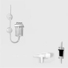 Glass Co2 Diffuser For Aquarium Tank Simple Assembly Lightweight Dia 1 4inch