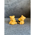 Salt And Pepper Shakers- Honey Bears Ceramic Matte