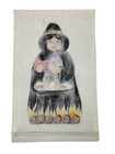 Sandy Jenkins Hand Painted Needlepoint Witch Halloween Spells Canvas 19x12in