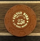 Silver Bird Hotel Casino Las Vegas Nevada 25   25 Cent Casino Poker Chip