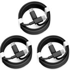 3 Pack C 6ft Fast Charger Cable Usb Adapter Cord For Iphone 15 16 17 Ipad Promax