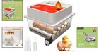 All-ages Friendly Incubator - Hatch 12 Eggs With Automatic Turner   Candler