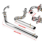 Shortshots Staggered Exhaust Pipes Chrome For Yamaha V Star 650 Xvs650 Dragstar