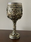 Stainless Dragon Wine Goblet Medieval Chalice Heavyweight Collectible