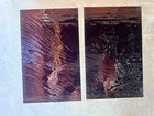  2  Sheets Of Violet Purple Stipple Stained Glass 8x5 Mosaic Hobby  