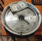 Huge Antique S l  Holt Steam Engine Co  Boston Bourdon Steam Gauge 12  Bezel