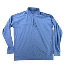 Holderness   Bourne Quarter Zip Mens M Blue The Westland Castle Pines Golf