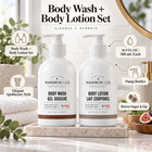 Woodbury   Co  Body Wash   Body Lotion Set Brown Sugar   Fig 16 9oz 500ml 2 Pack