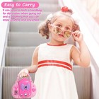 Topsolid Kids Makeup Kit With Mirror  Real Washable Set For Girls  Gift For 3-8