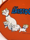 Vintage Aristocats Disney Orange Hatbox Doll Storage Carrying Case Hard To Find