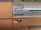 Vtg 1980   s Sharp Radio Cassette Player Qt-50 Peach - No Antenna  Batt  Cover