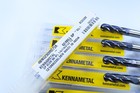 Lot   5   New 1 4  Kennametal Long Reach Length Ball Solid Carbide Cnc End Mills