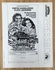 Thunder And Lightning  1977  Original Movie Pb 13 Pages 8 1 2  X 11  Uncut