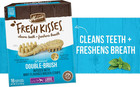 Fresh Kisses Natural Dental Chews  Toothbrush Shape Treat Infused With Real Mint