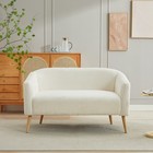 Modern Loveseat Sofa Couch 2-seater Corduroy Upholstered Sofa Living Room Sofa