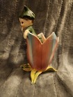 Vintage Norcrest Pixie With Flowers Planter Japan