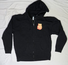 2 Frays Brewery Pgh Mens 2xl Black Hoodie Jacket Sweatshirt Zip Fleece Nwot New