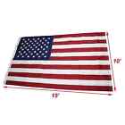 10x15 Embroidered Sewn U s  Usa American 50 Star Premium Nylon Flag 10 x15 