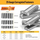 Meite Corrugated Fasteners 25 Gauge 1-inch Crown Micro Corrugated Fasteners