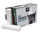 Member s Mark 45-50 Gallon Commercial Can Liners Clear Trash Bags  220 Ct  