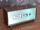 Rare Vintage 1960s Westclox  Tymeter Numechron Flip Clock -  Model 529c - Works