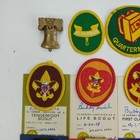 Vintage 1970s Bsa Boy Scouts Merit Badge Patches  Belt Loops  And Award Card Lot