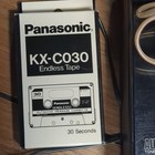Panasonic Easa-phone Kx-t1424 Black Answering Machine Endless Tapes Kx-c030