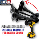 Premium Dewalt Impact Handheld Train Horn   Full Kit   Two Remote Controls